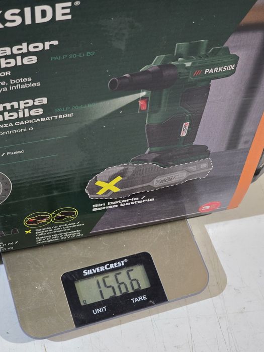 Bomba de ar 20v parkside