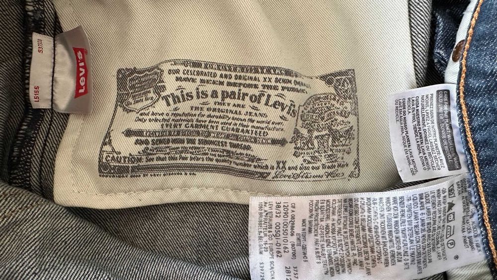 Levis 501 38/32 Spodnie Piękne