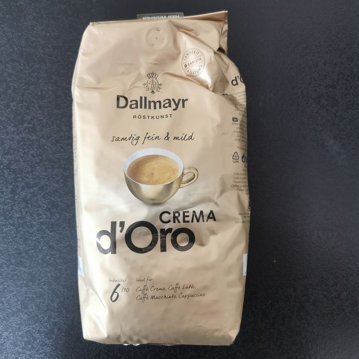 Kawa ziarnista dallmayr d'oro