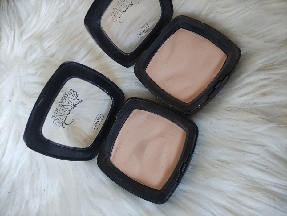 Zestaw 2 szt puder do twarzy matujący