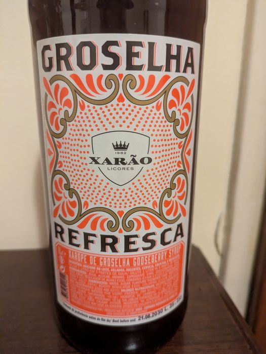Garrafa de groselha