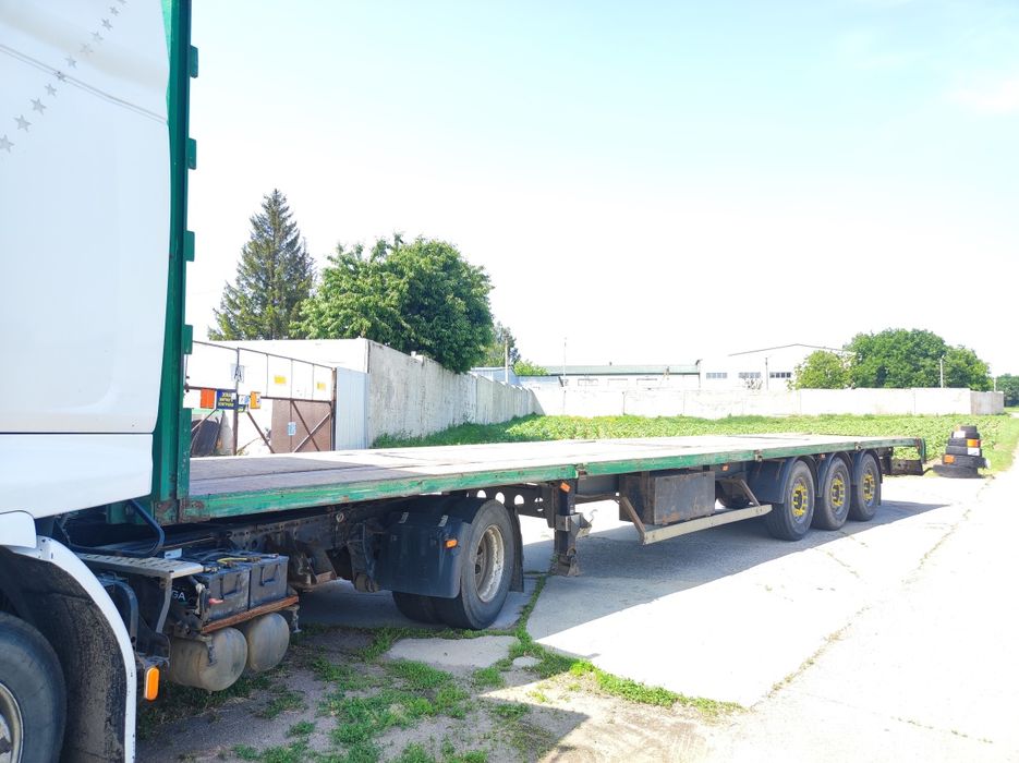 Площадка полуприцеп під солому лісовоз самоскида переобладнання