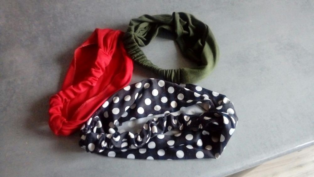 Opaski na włosy różne wzory.