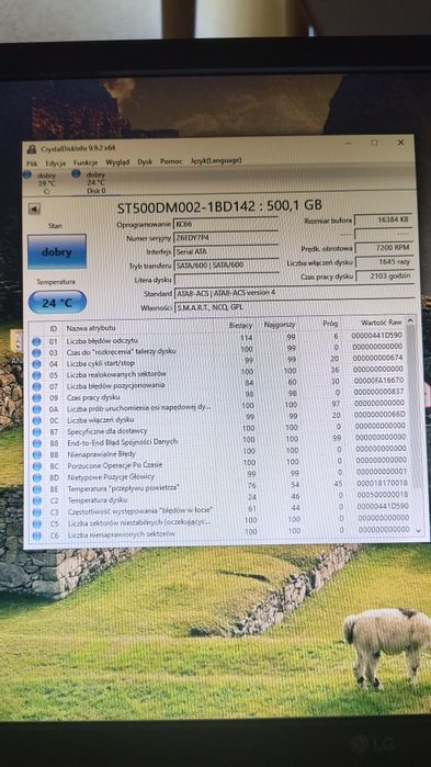 10 sztuk dysków 500GB