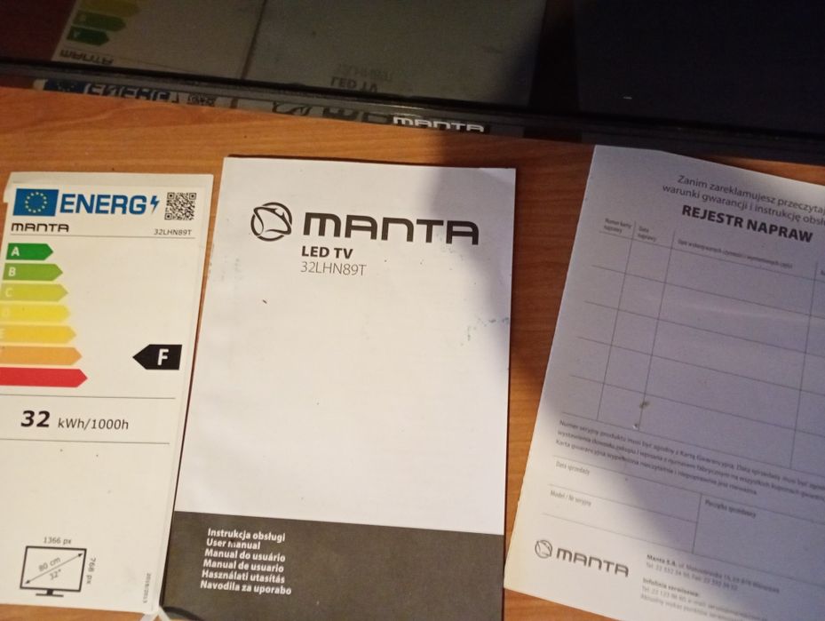 Tv manta 32" LED mało używany,Okazja AKTUALNA
