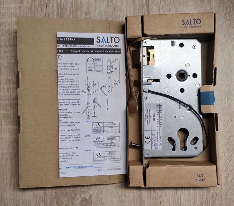 Zamek wpuszczany SALTO LE8P1260R01IM