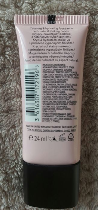 Podkład Miss Sporty Covering Hydrating 00 Warm