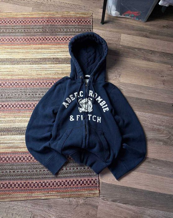 vintage baggy Abercrombie & Fitch box fit rare Hoodie вінтажне худі y2k стилю Худі Широкого крою 2000s