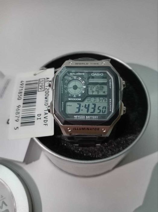 Часы Casio W-218HD-1A/ AE1200WHD1A (новые)