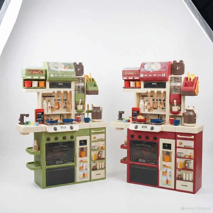 Акціяℹ️ кухня з посудом / є пар / вода / підсвічування звуки готування