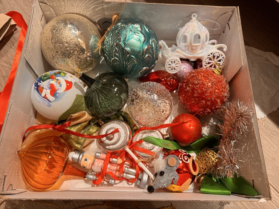 Новорічні прикраси, інрашки на ялинку. Ціна за все