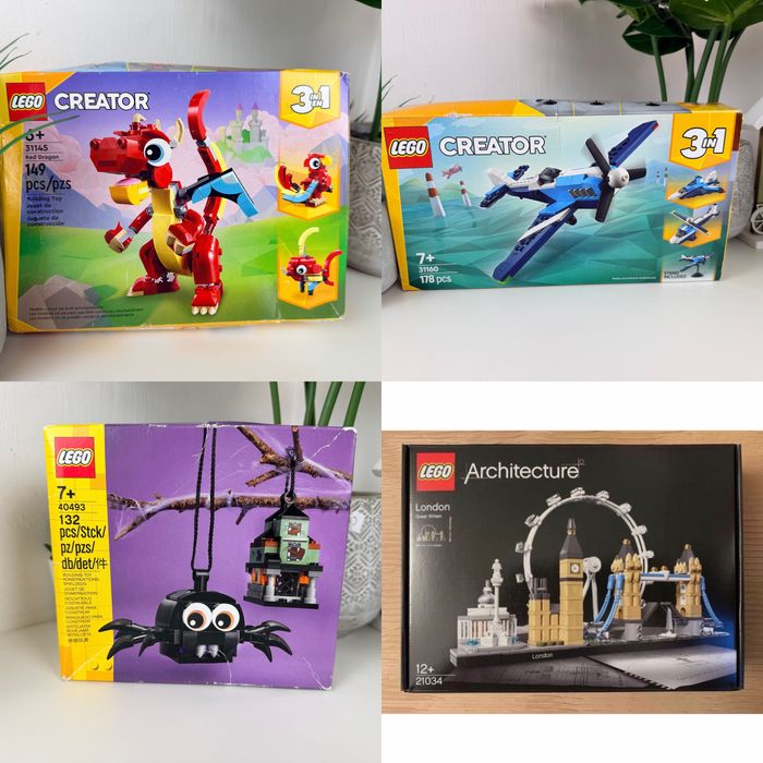 Нове запечатане  і одне відкриет лего  Architecture  lego creator ,