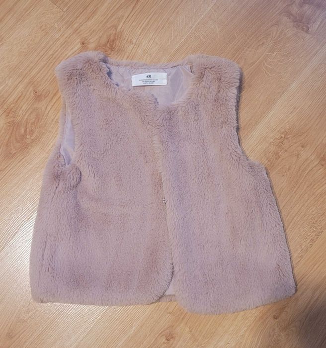 Futerko kamizelka ocieplacz H&M 122 128
