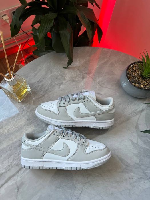 Nike SB Dunk Low White Grey, Найк Данк сірий колір