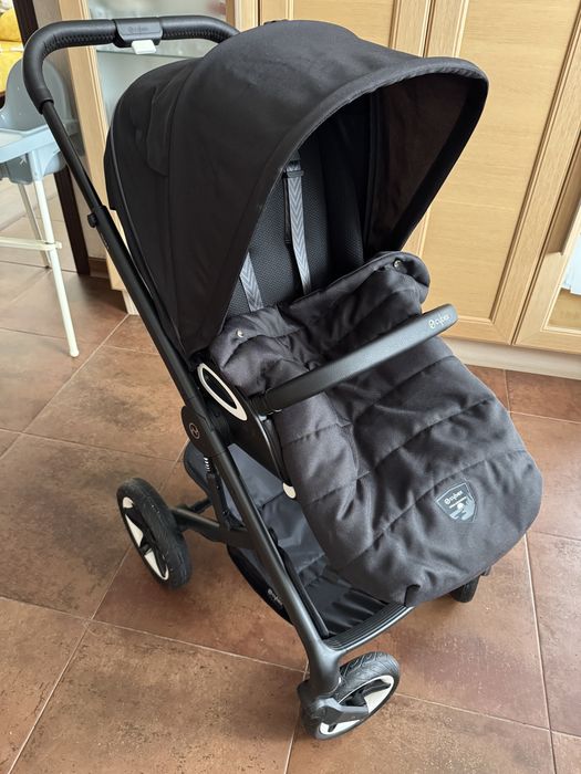 Візочок (коляска) Cybex Talos S Lux 2 в 1 Moon Black