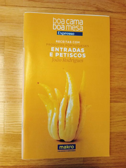 Caderno de receitas de produtos Portugueses - Petiscos