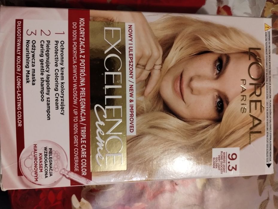 Farba L'Oreal 9.3 Bardzo jasny blond złocisty