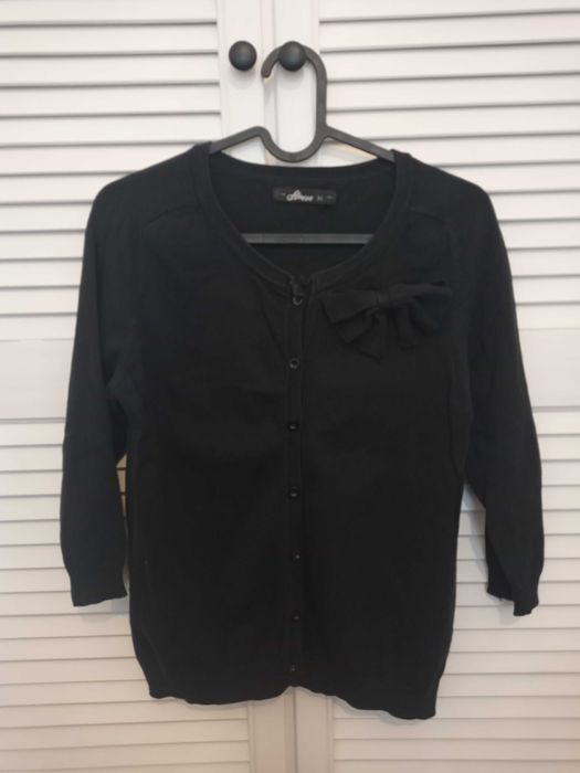 Czarny sweterek (100% bawełna)