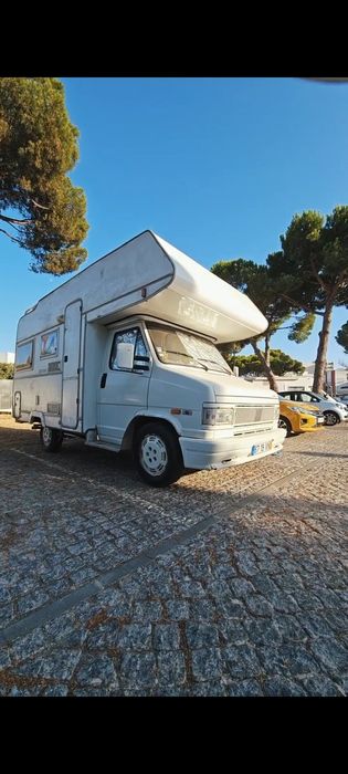 Autocaravana Eura Mobil / Fiat Ducato 1993 — Curta, econômica, painel.de 680w  e pronta a partir