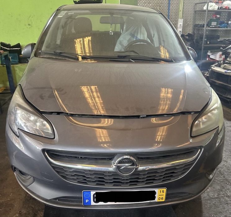 Opel corsa E Frente completa e kit aibags 2015