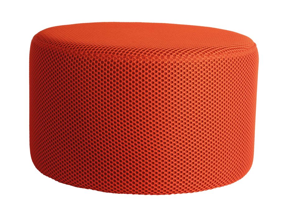 Designerski okrągły puf Retro Mesh Round  Ø50xH30cm Leitmotiv / różne kolory