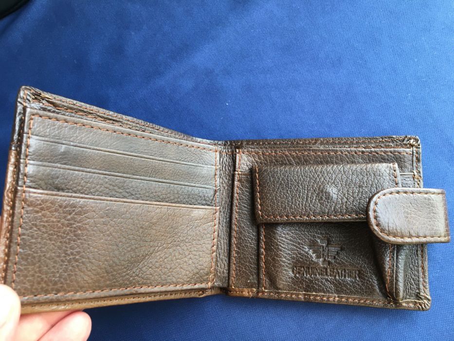 Carteira homem pele