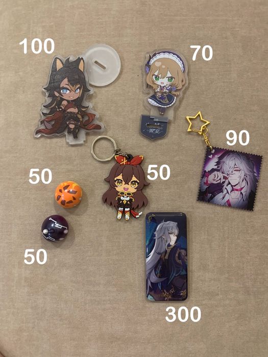 Акрилові стенди, іграшки, картки