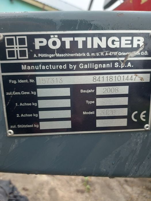 Підбирач Pottinger Rollprofi 3120