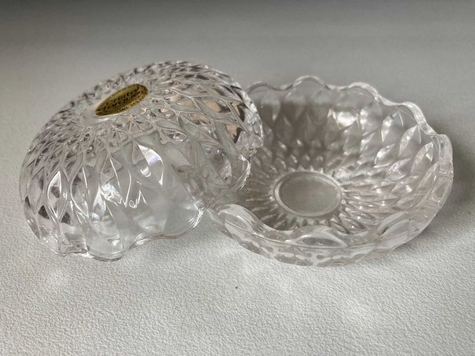 Caixinha Guarda-Jóias Vintage Cristal d'Arques