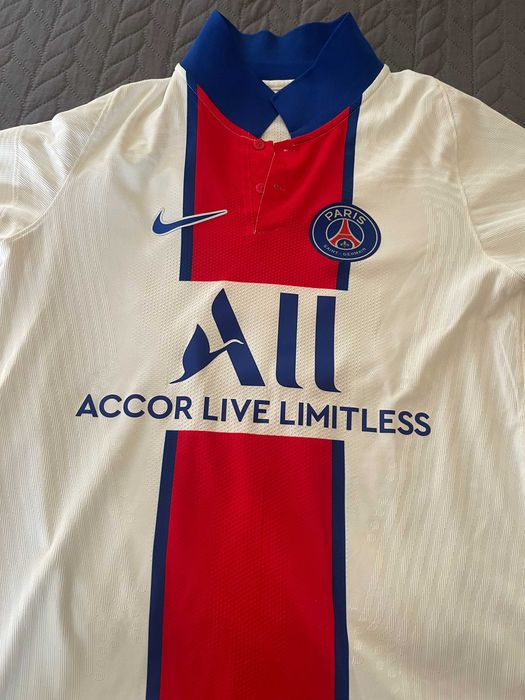 Camisola Oficial PSG Alternativa Tamanho M 2020/2021 - Mbappé 7