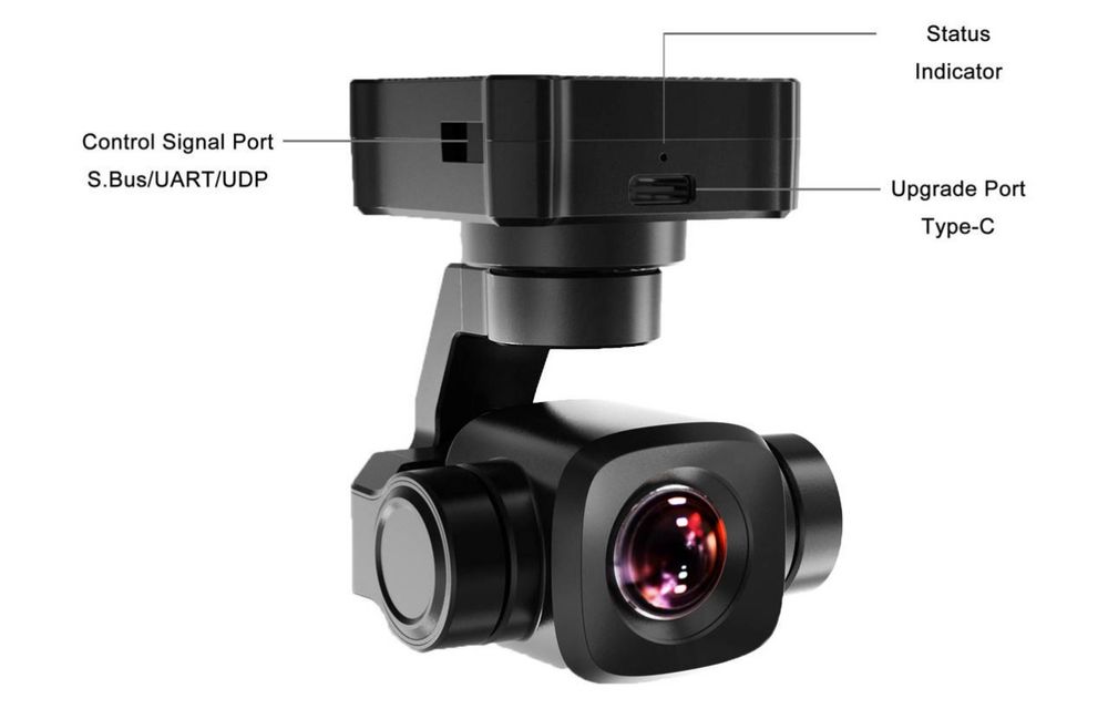 Камера з підвісом SIYI A8 mini 4K з 3-осьовою стабілізацією
