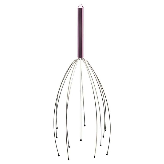 Relaxdays Urządzenie do masażu głowy, 12 wysięgników z wypustkami,