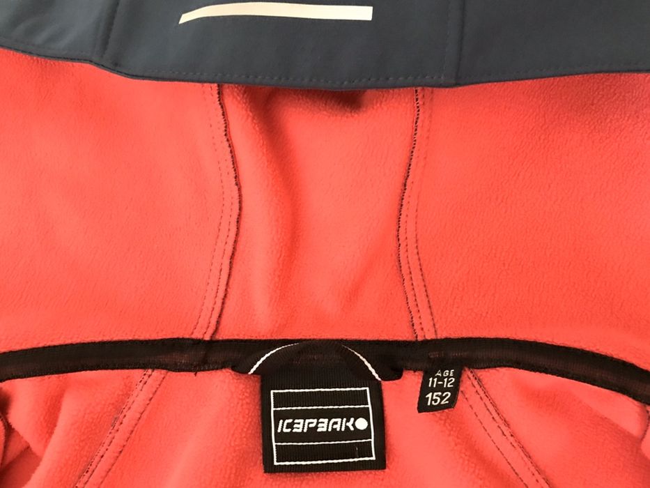 Куртка - вітрівка, soft shell на флісі, ТМ icepeak 11-12 р. (152 см.)