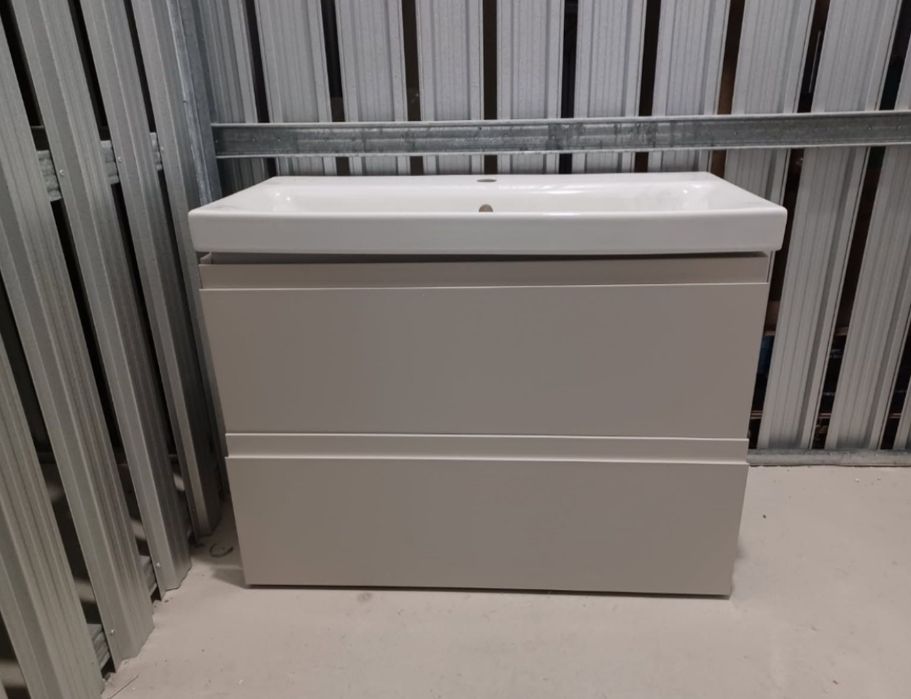 Szafka wisząca ze zlewem kolor kaszmir