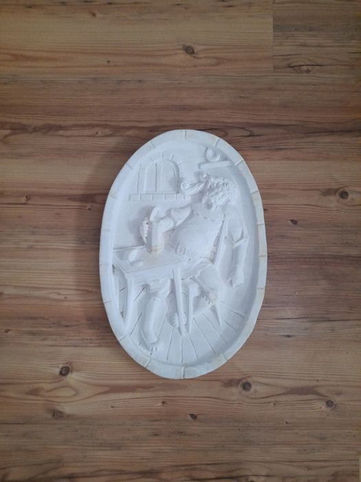 Plaster relief for painting - wine cellar
