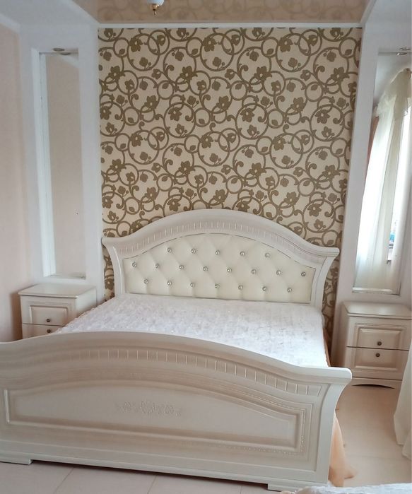 Спальня, ліжко 160*200, кровать 160*200, комод, тумба, шкаф