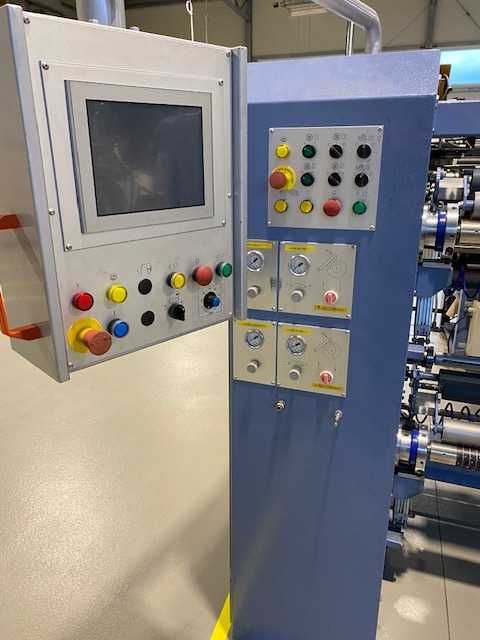 Bobiniarka 1000mm Slitter - rewinder; Cięcie Folii Taśm