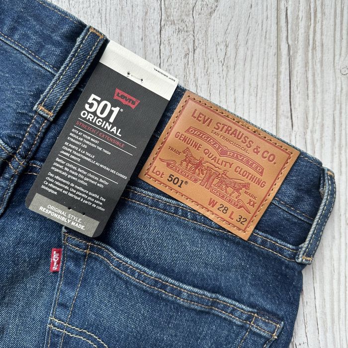 Męskie spodnie LEVIS PREMIUM 501 ORIGINAL 28x32