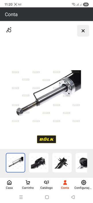 Suspensão dianteira Fiat