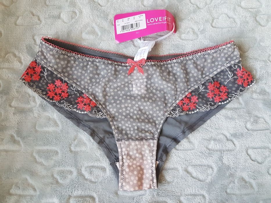 Cleo by Panache Lori r.34 XS/S majtki figi siateczkowe z koronką UK8