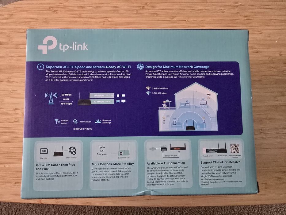 Router 4G LTE TP Link Archer MR200 na gwarancji jeszcze 32 miesiące