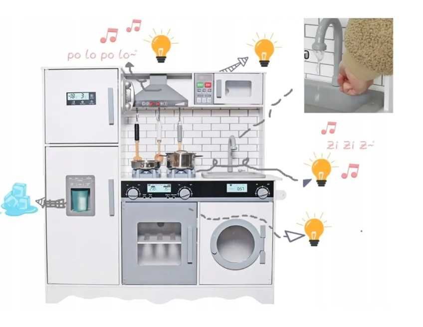 Дитяча дерев'яна кухня AVKO Модена звукові та світлові ефекти