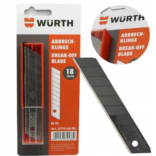 Ostrza tnące Wurth 071566 053 18 mm 10 sztuk