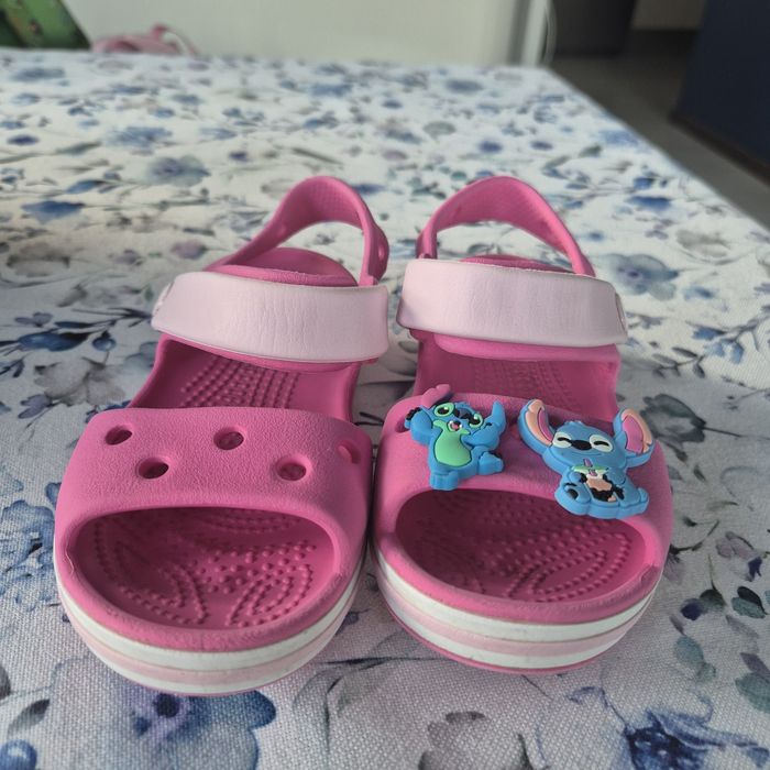 Sandały różowe Crocs c10
