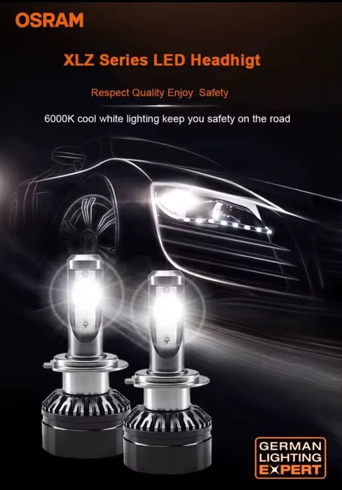 Żarówki H8 H11 H16 OSRAM LED