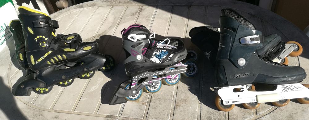 Patins em linha Roces Blade Runner vendo ou troco Matosinhos E