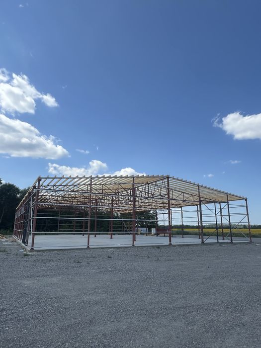 Ангар 29м ширина 40м довжина 5,5м висота