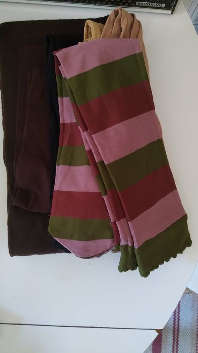 Pack 6 pares collans e meias senhora + Collans lã malha fina