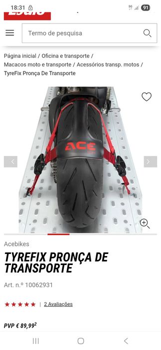 Cintas para moto