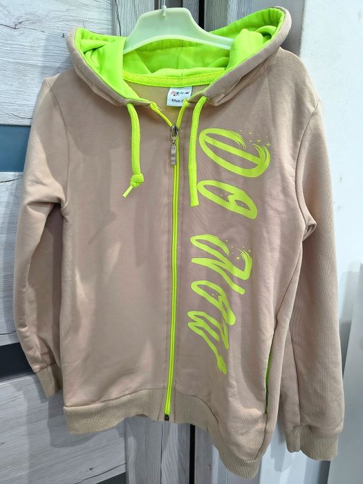 Bluza chłopięca z kapturem na zamek 134